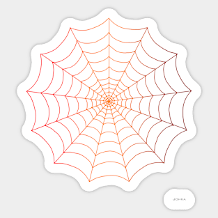 Spider web Sticker